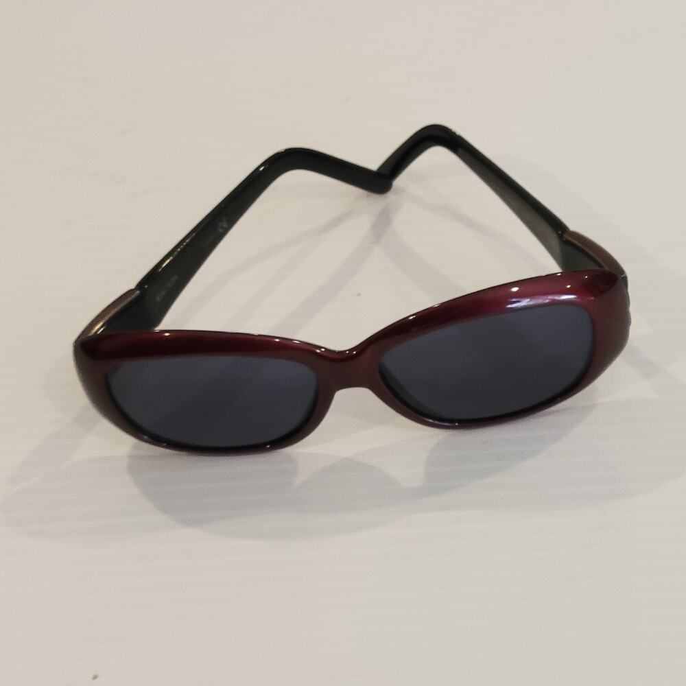 Womens sunglasses Escada B425 Maroon plastic frames gray lenses 58x15x135 - Picture 2 of 13